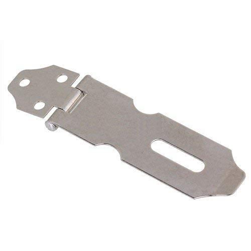Wideskall 4"" inch Zinc Plated Swivel Safety Hasp and Staple with Screws (Pack of 10) - Image 2