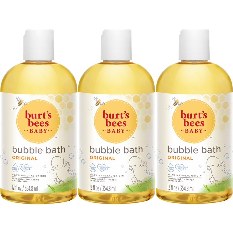 Baby Bubble Bath, Tear Free Baby Wash - 12 Oz Pack of 3 (Package May Vary) - Image 1