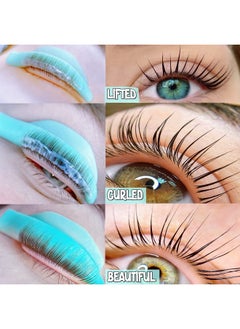 ICONSIAM Lash Lift Pad Shield Ultra Curl Eyelash Pads Mega L Shape Perm Rod Roller With 6 Size Silicone Guard Lifting Eyelashes Up Rapidly Diy Perming At Home Dolphin Rods Stay Well Won'T Escape From Eyes  - Image 2