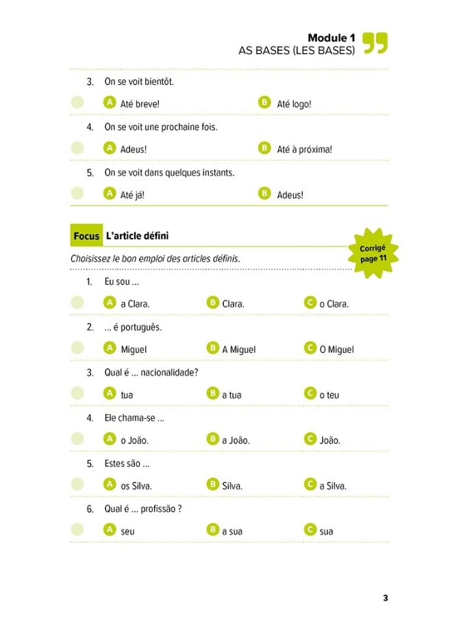 QCM 300 Tests Portugais Niveau A2 - Image 3