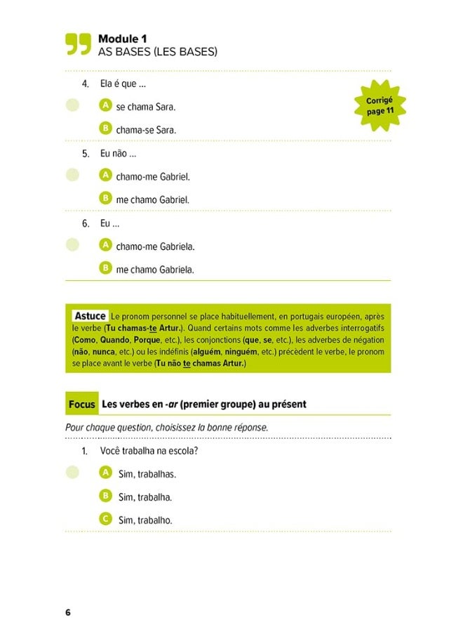 QCM 300 Tests Portugais Niveau A2 - Image 5