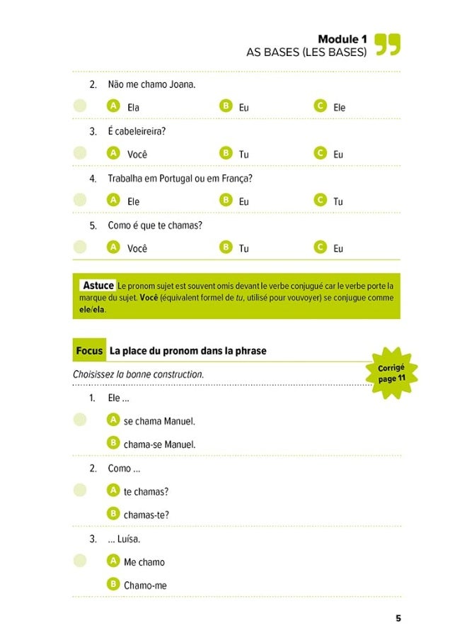 QCM 300 Tests Portugais Niveau A2 - Image 4