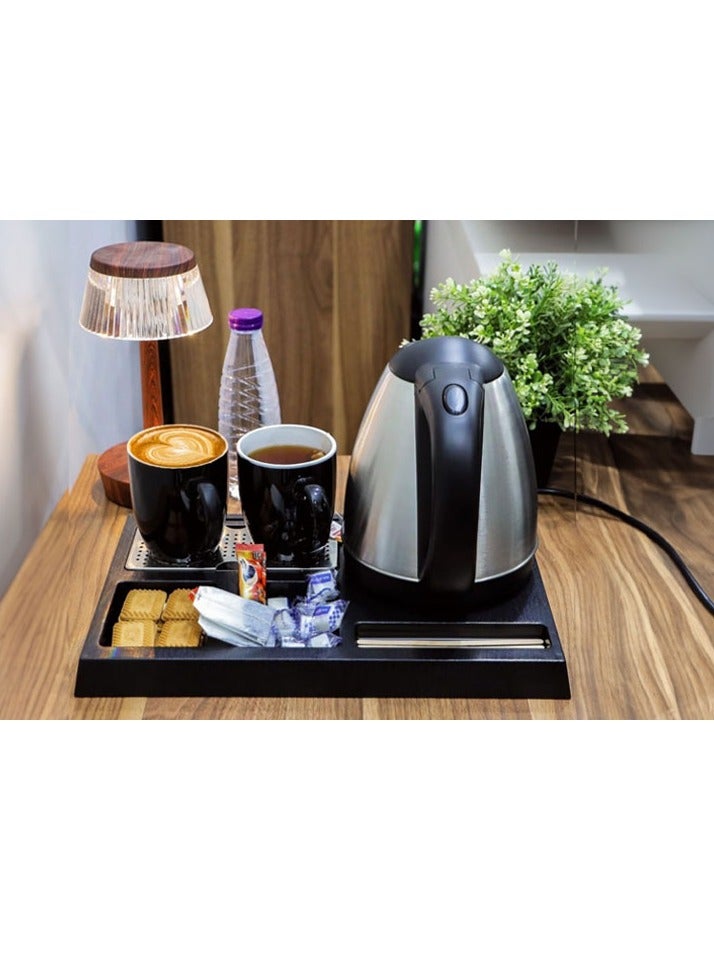 NEEHOON Electric Hotel Kettle Set - 1200ML, 1350W, with 2 Cups & Base - Image 4
