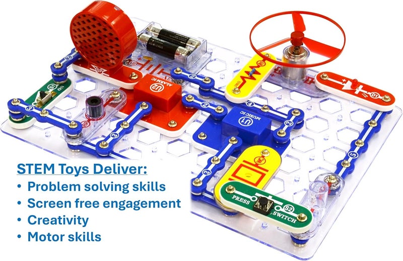 Snap Circuits Jr. SC-100 Electronics Exploration Kit, Over 100 Projects, Full Color Project Manual, 28 Parts, STEM Educational Toy for Kids 8 + - Image 5