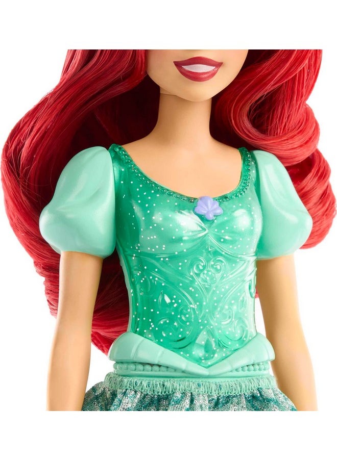 Mattel Games Mattel Disney Princess Toys, Ariel Fashion Doll, Sparkling Look with Red Hair, Blue Eyes & Tiara Accessory, Inspired by The Little Mermaid Movie  - Image 3