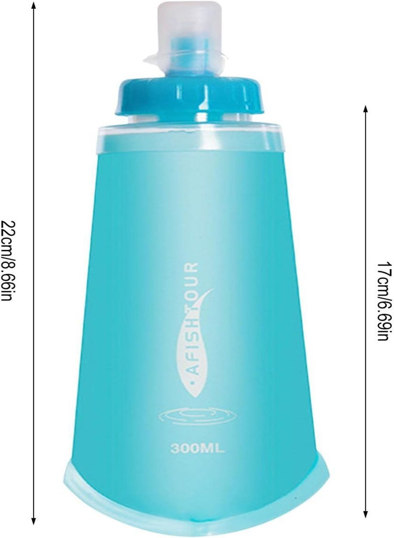 GGOOT Foldable Water Bottles - Portable Water Bottle For Outdoors | Squeeze Bottle Water Filter System For Trail Running, Through Hiking, Travel, Cycling, And Fishing, Dark Mountain - Image 4