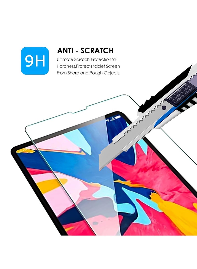 واقي شاشة من الزجاج المقوى شفاف للغاية سهل التركيب مقاوم للخدش بدرجة صلابة 9H لجهاز iPad Pro مقاس 12.9 بوصة (2022/2021/2020/2018)  - Image 4
