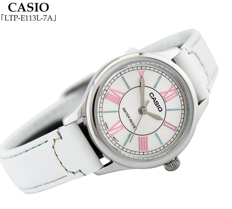 كاسيو ساعة كاسيو LTP-E113L-7ADF النسائية، كوارتز، عرض تناظري - Image 2