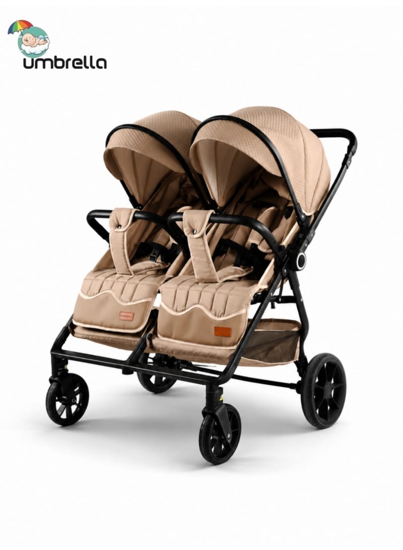 umbrella STROLLER TWINS UMBRELLA HIGH QUALITY FLIP ARM - Image 1
