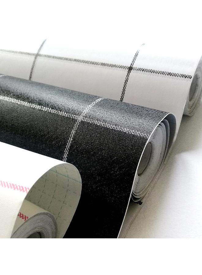 Bluejw Self-Adhesive Wallpaper Bedroom Background Wall Wallpaper Self-Sticker Kitchen Ins Style Plaid Dormitory Renovation Wall Sticker - Image 4