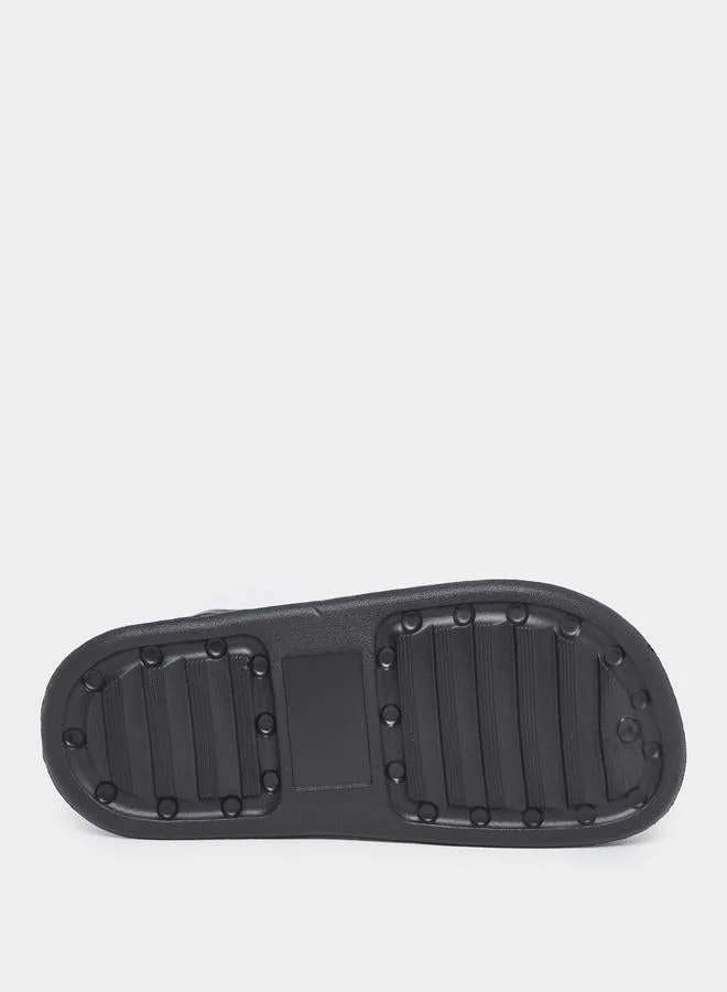 Take Two Vamp Perforated Solid Heel Strap Clogs