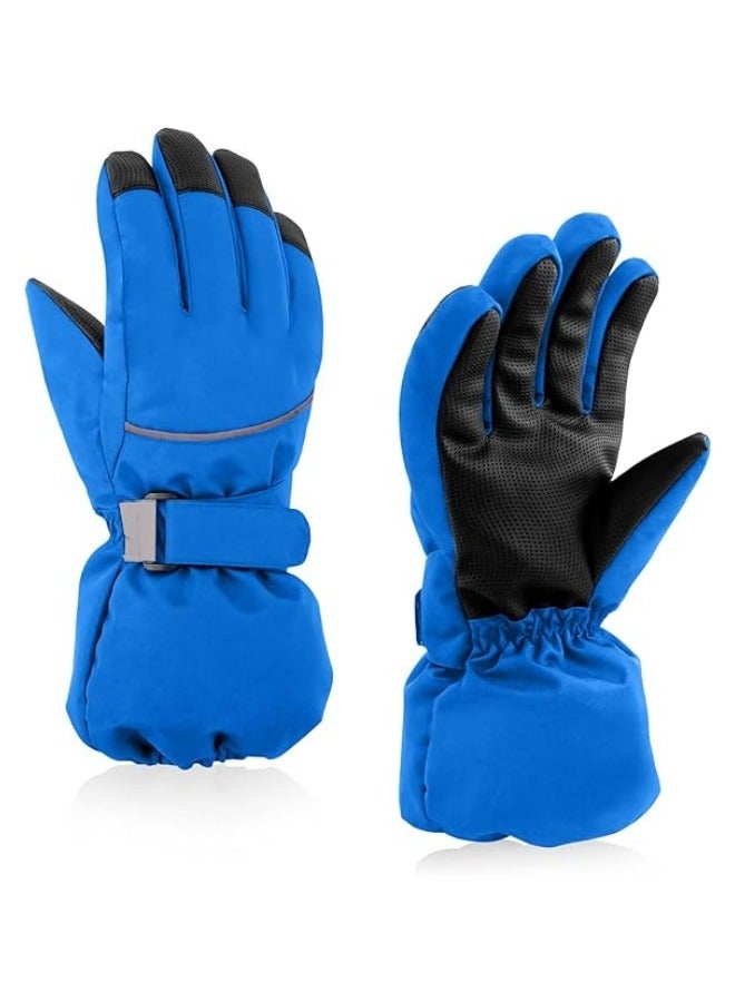 Generic Kids Winter Glove Boys Girls Snow Ski Waterproof Gloves for Teens Fleece Lining Warm Mittens Outdoor  - Image 1