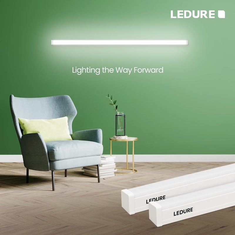 LEDURE Comet Batten Series: Energy-Efficient 40 W LED Tubelight Batten | Internal Driver | Suitable for Wall & Surface Mounting (Warm White, Pack of 1) - Image 5