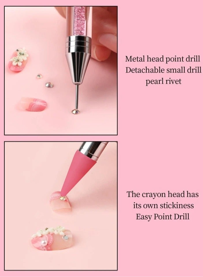 Dual-ended Wax Pen for Nail Art: Precise Pick-up of Rhinestones and Crystals | Professional DIY Tool - Image 5