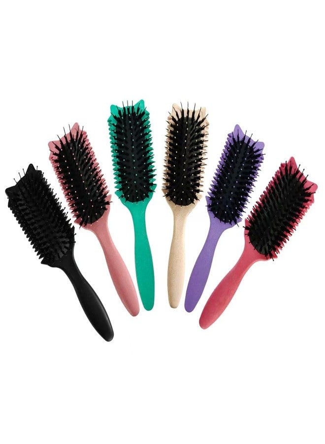 WDF Curl Defining Brush,Brush Styling for Curly Hair Waves,Defining Hair Curls For Women and Girls,New Cat Head Shape,Green - Image 3