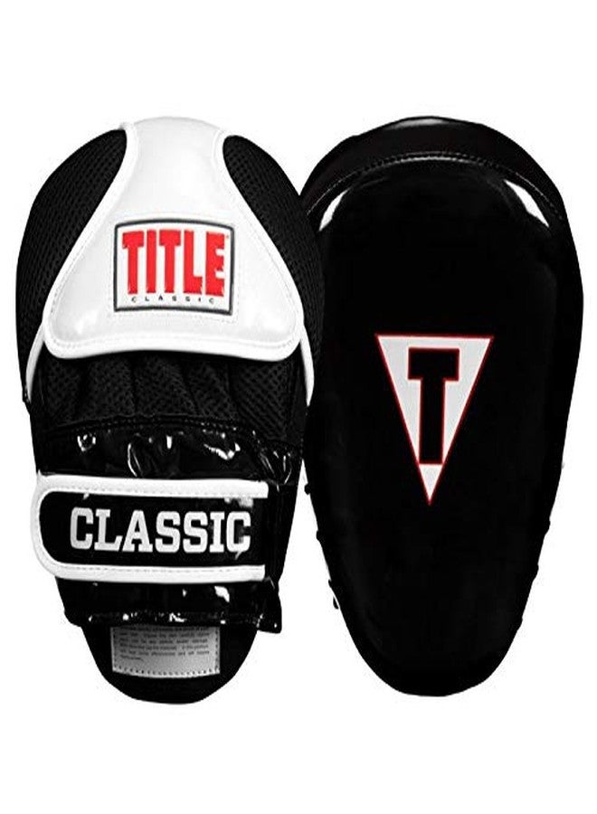 Title Boxing Classic Pro-Style Trainer's Mitts - Boxing Pads, Muay Thai Pads, Punching Focus Mitt, Boxing Equipment, Punching Pads, MMA Equipment Kickboxing - Image 2