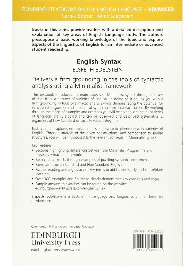 English Syntax: A Minimalist Account of Structure and Variation - Image 2