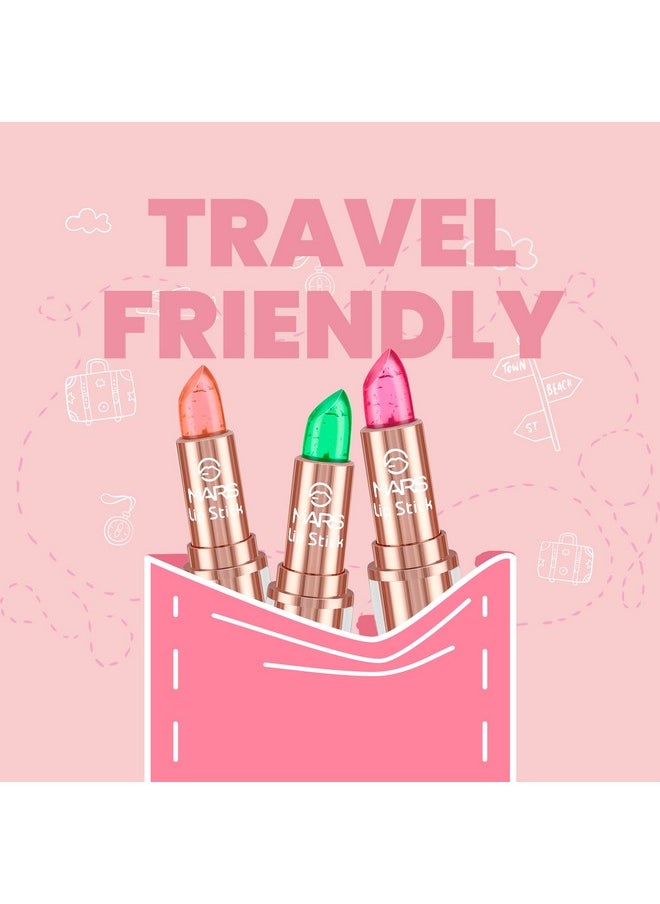 مارس - أحمر شفاه MARS Colour Changing Tinted Balm لامع | مرطب ومرطب للشفاه للنساء (3.6 جرام) (05-PINK) - Image 1