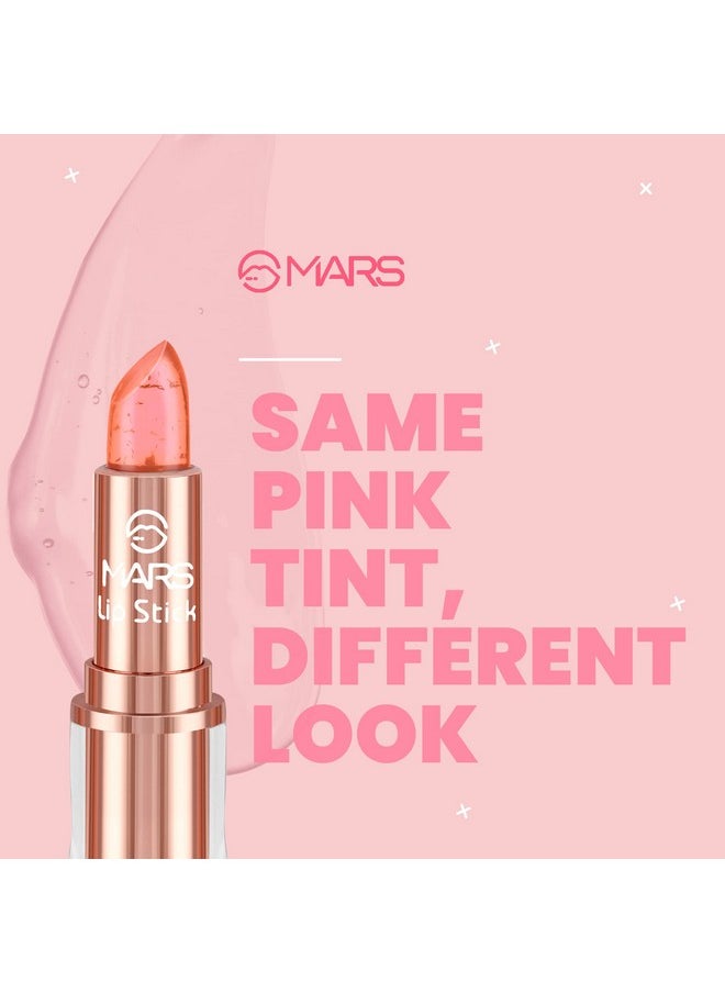 مارس - أحمر شفاه MARS Colour Changing Tinted Balm لامع | مرطب ومرطب للشفاه للنساء (3.6 جرام) (05-PINK) - Image 1