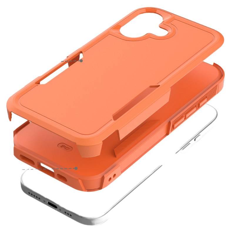 MS TPU+PC Double-Layer Case for iPhone 17 / 17 Air / 17 Pro / 17 Pro Max with Shockproof and Drop Protection plus Shockproof plus Double-Layer Design plus Scratch Resistant in Black - Image 5