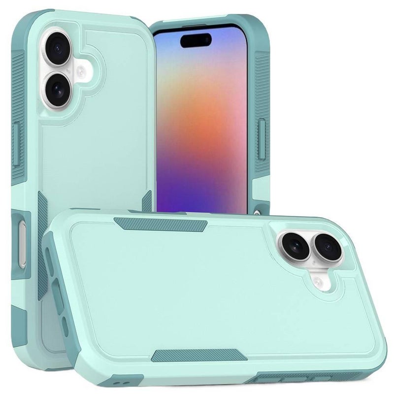MS TPU+PC Double-Layer Case for iPhone 17 / 17 Air / 17 Pro / 17 Pro Max with Shockproof and Drop Protection plus Shockproof plus Double-Layer Design plus Scratch Resistant in Black - Image 2