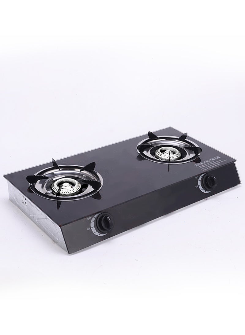 MACEST 2 Burner Tempered Glass Gas Stove  - Image 1