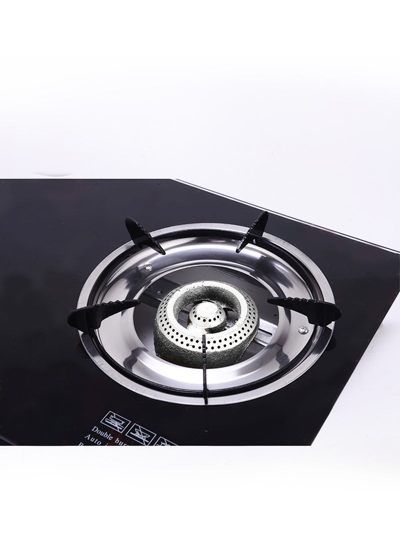 مايست موقد غاز من الزجاج المقوى بشعلتين مع لي غاز 2 متر - Image 4