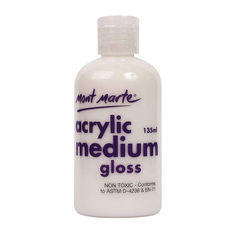 Mont Marte Mont Marte Acrylic Medium Gloss 135Ml - White 