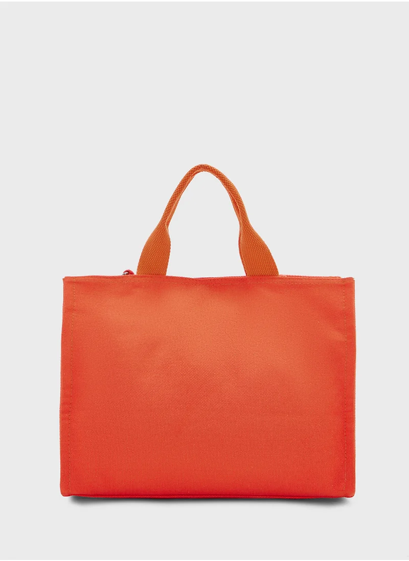 Ginger Smiley Mini Tote Bag