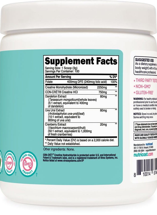 Nutricost Creatine Monohydrate Powder for Women, Micronized, Unflavored, 100 Servings - Vegetarian, Non-GMO, Gluten Free - Image 5