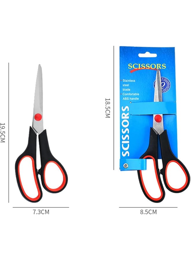 erorex Scissors Safe Stainless Steel Diy Household Scissors Durable Daily Scissors Student Scissors Office Scissors - Image 4