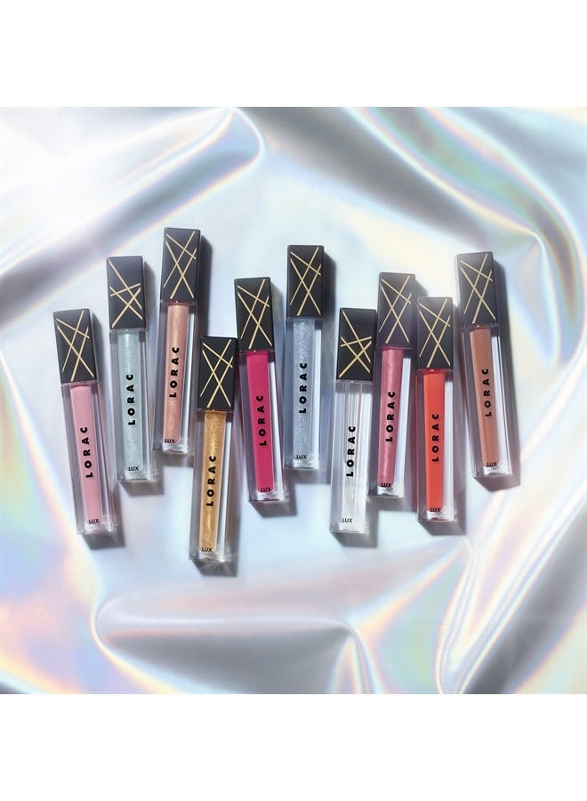 Lorac LUX Diamond Lip Gloss | Genuine Diamond Dust | Non-Sticky | Pink Sands - Image 2