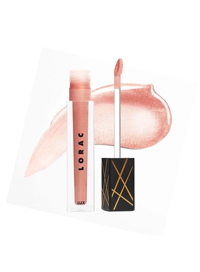 Lorac LUX Diamond Lip Gloss | Genuine Diamond Dust | Non-Sticky | Pink Sands - Image 1