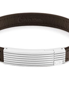 CALVIN KLEIN CALVIN KLEIN JEWELRY CIRCUIT MENS LEATHER BRACELET - 35000268  - Image 2