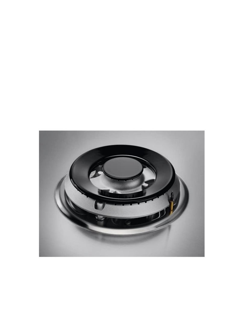 زانوسي بوتاجاز بلت ان زانوسي ، مسطح 75سم  ، 5 شعلة ، أمان ستانلس ستيل ، غاز - ZGH76534XS - Image 5