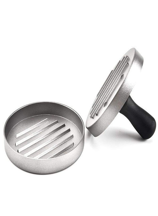 XIALUO Non-Stick Burger Press Aluminum Hamburger Patty Maker，Non-Stick Burger Press Set - Perfectly Formed Hamburger Maker Sheets Aluminum Burger Press Model Maker for BBQ Grill - Image 4