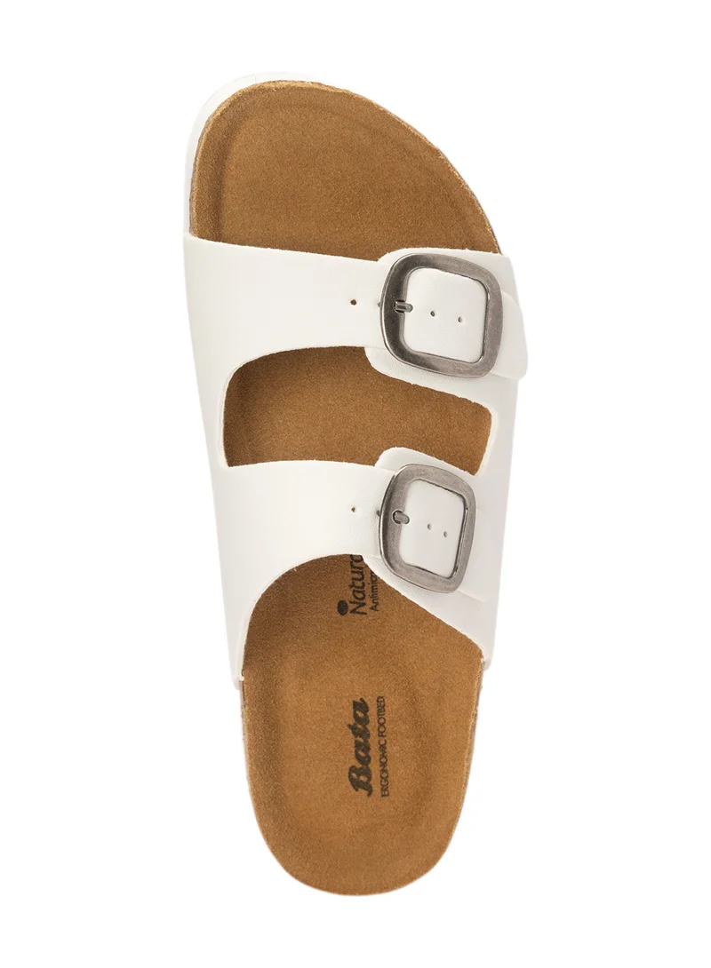 Bata Strap Platform Sandals with Buckle Accent