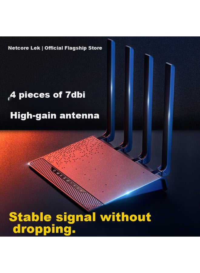 Netcore N3 Dual Gigabit Wireless Router, 5g Dual-band 1200m, Smart High-speed Wall-penetrating Wifi, Home Large-sized Enterprise Gaming Router, Signal Repeater Function - Image 1
