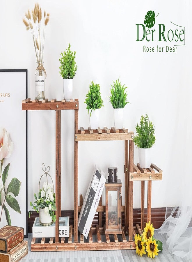 Der Rose 4 Packs Small Fake Plants Mini Artificial Faux Plants in Pots for Home Office Bedroom Living Room Decor - Image 4