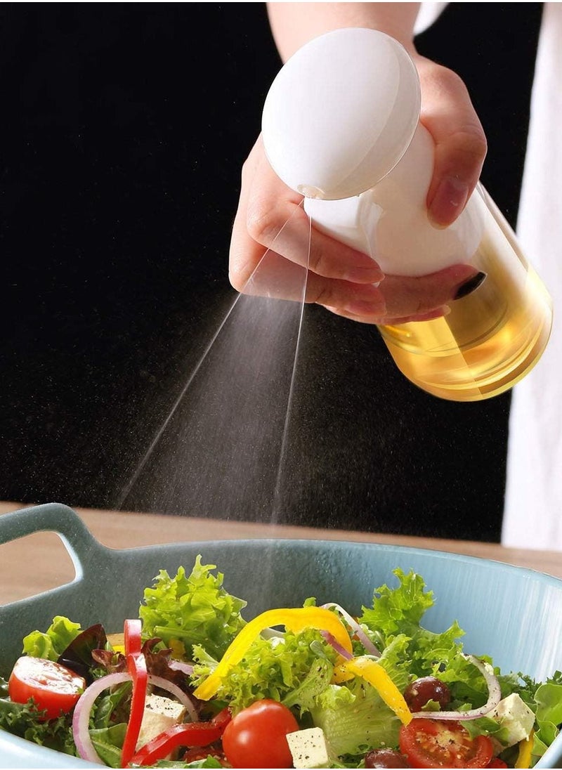 URbazaar - Olive Oil Dispenser Bottle 2 Pack, Food Grade Oil Sprayer Dispenser Mister, BPA-FREE Oil Spray Bottle, Multipurpose Sprayer for Air Fryer, Frying, Salad, Baking, BBQ, 7oz/200ml - Image 1
