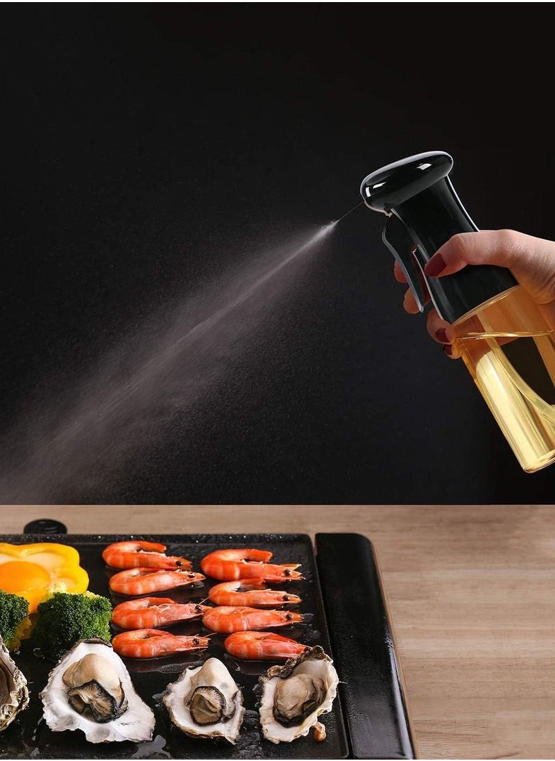 URbazaar - Olive Oil Dispenser Bottle 2 Pack, Food Grade Oil Sprayer Dispenser Mister, BPA-FREE Oil Spray Bottle, Multipurpose Sprayer for Air Fryer, Frying, Salad, Baking, BBQ, 7oz/200ml - Image 1