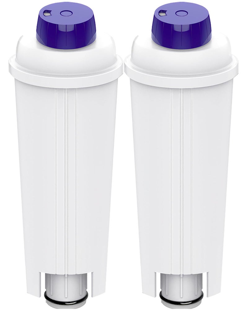 2PCS Coffee Machine Water Filter for DeLonghi DLSC002 Water Filter for DeLonghi ECAM ETAM EC BC Series