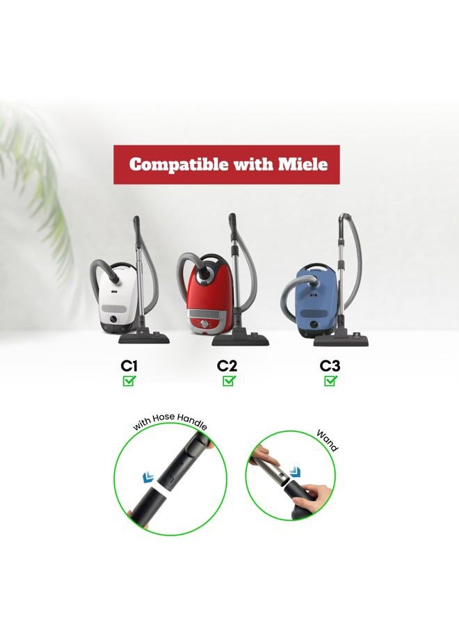 GHAMADE Vacuum Attachments & Accessories Compatible with Miele Vacuum Cleaners (Round Horsehair Dusting Brush) - Image 5