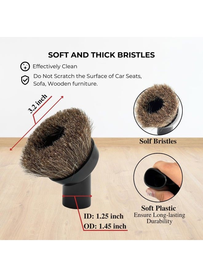 GHAMADE Vacuum Attachments & Accessories Compatible with Miele Vacuum Cleaners (Round Horsehair Dusting Brush) - Image 2