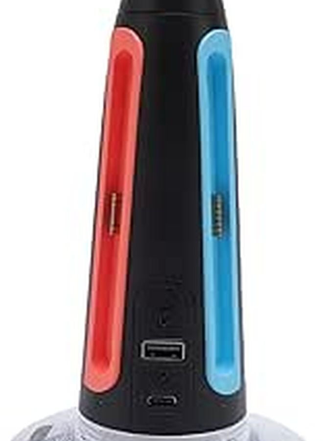 محطة شحن 4 في 1 لجهازي تحكم مع إضاءة LED RGB وتوسعة USB وحماية من الشحن الزائد - Image 1