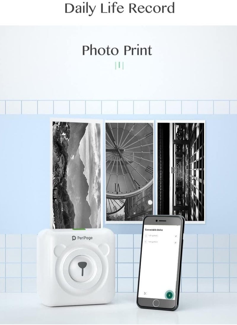 PeriPage PeriPeri PeriPage 56x30mm (2inch) Translucent Thermal Paper (Self-Adhesive Plastic Paper) For A6, A6 HD, A9s MAX, A40 and Other 2inch Thermal Printers. (5yr Translucent Photo Sticker 1Roll in Box)  - Image 5