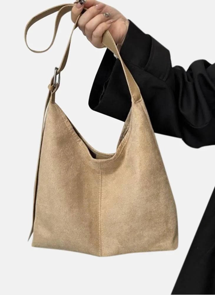 يونيكي Beige Plain Lifestyle Tote Bag