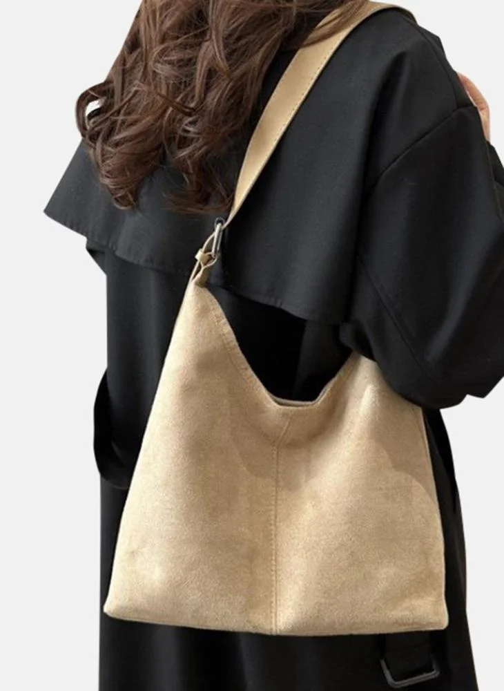 يونيكي Beige Plain Lifestyle Tote Bag