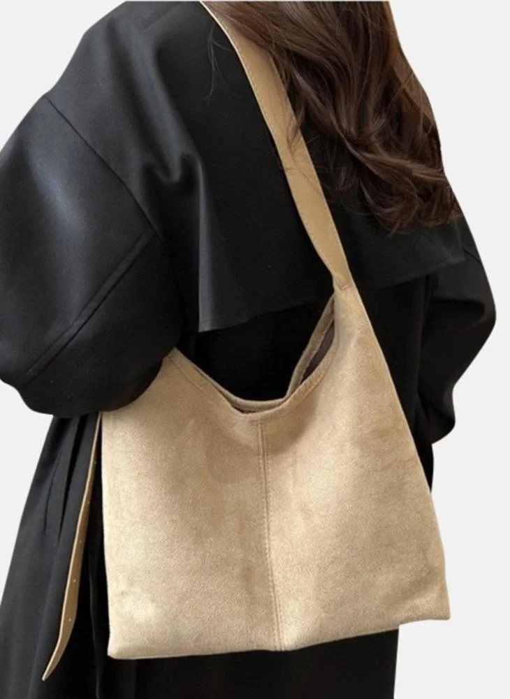 يونيكي Beige Plain Lifestyle Tote Bag