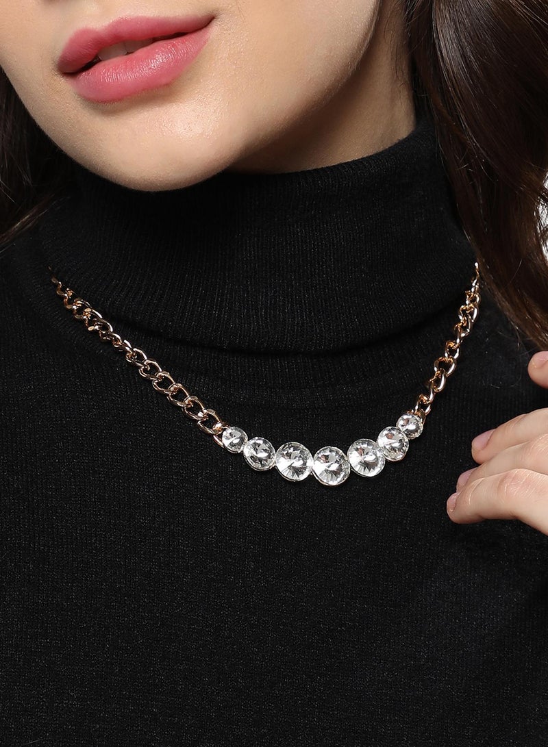 SOHI Aurora Whisper Collar Artificial Necklace Jewellery  - Image 1